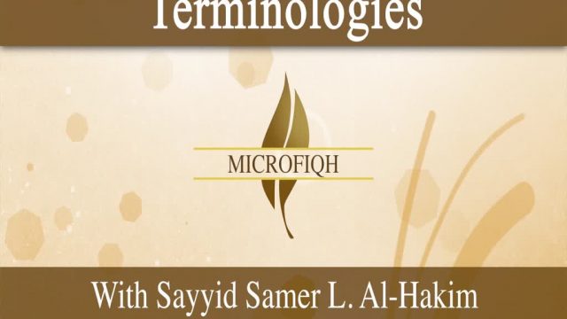 Learn the Terminologies Used In Ahkam | MicroFiqh | English