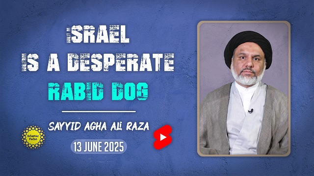 israel is a Desperate Rabid Dog | Sayyid Agha Ali Raza | English