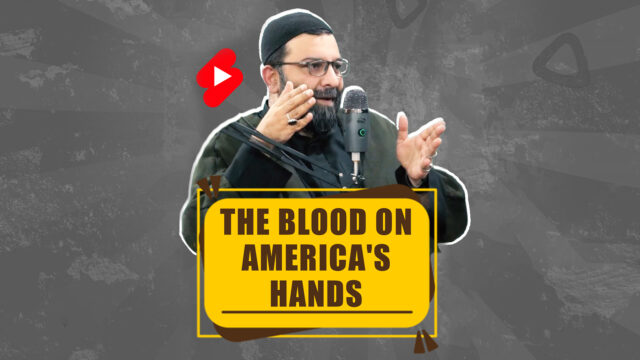 The Blood on America’s Hands | Shaykh Ali Qomi | #shorts #status #reels | English