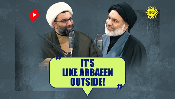 It’s Like Arbaeen Outside! | Shaykh Ali Qomi & Sayyid Agha Ali Raza | #shorts #status #reels | English