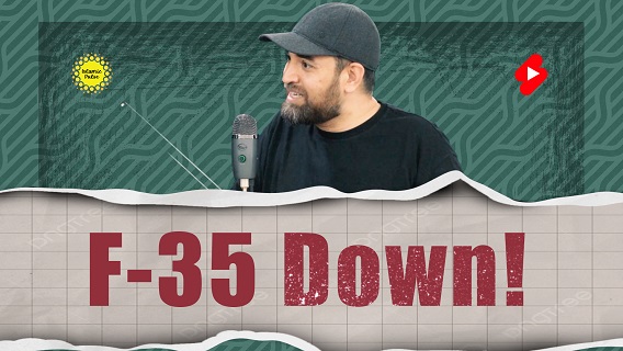 F-35 Down! | Sayyid Sarbaz Roohulla Rezvi | #shorts #status #reels | English