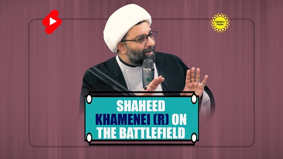 Shaheed Khamenei (R) On The Battlefield | Shaykh Ali Qomi | #shorts #status #reels | English