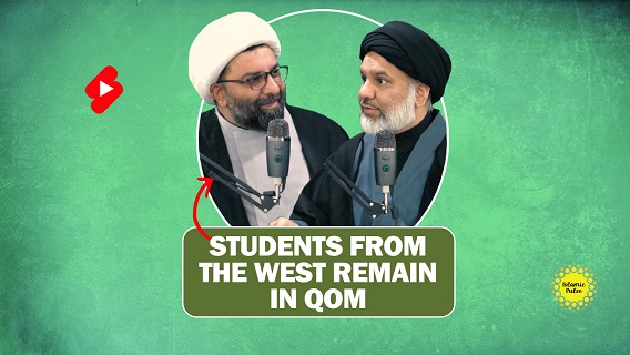 Students From The West Remain In Qom | Shaykh Ali Qomi & Sayyid Agha Ali Raza | #shorts #status #reels | English