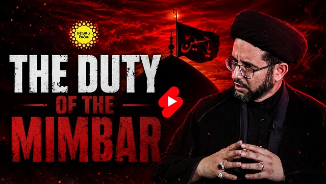 The Duty of the Mimbar | Sayyid Samer al-Hakim | #shorts #status #reels | English